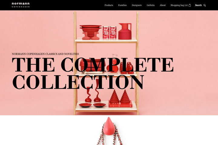 Normann Copenhagen website preview